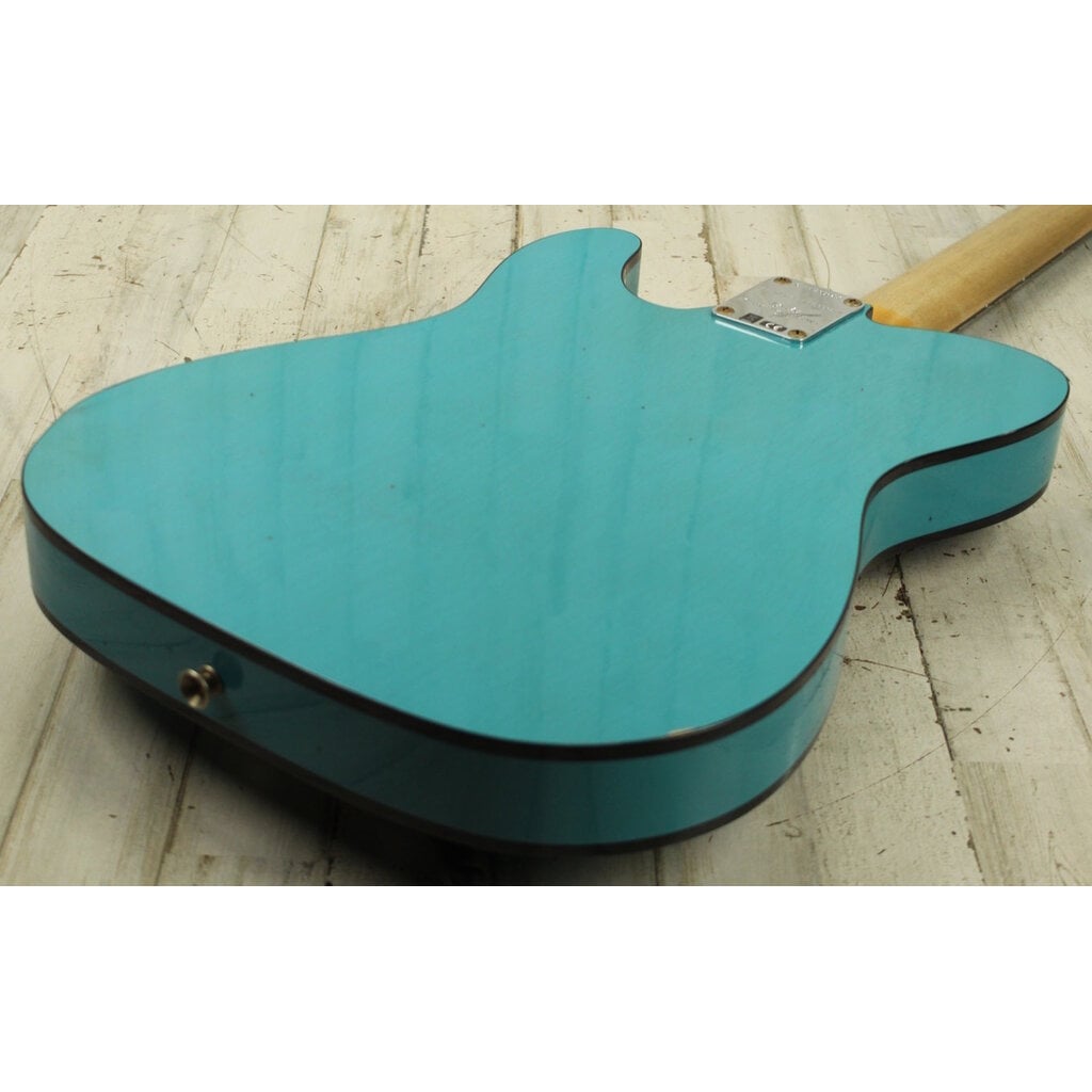 Fender DEMO Fender Limited Edition CuNiFe Bigsby Tele Custom Journmeyman Relic - Aged Taos Turquoise (278)