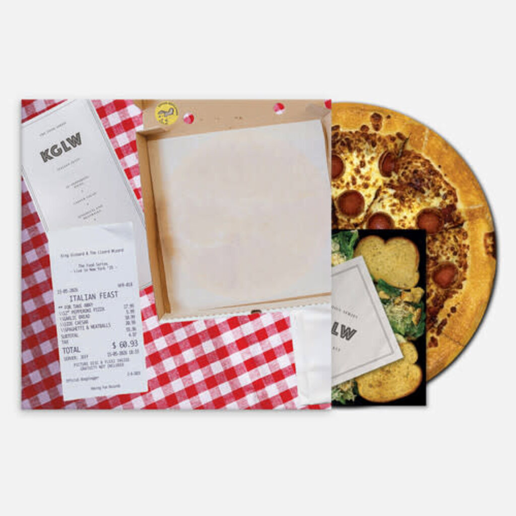 Vinyl NEW King Gizzard & The Lizard Wizard-Italian Feast - Italian Feast Pizza & Spaghetti + Meatballs Picture-LP Picture Disk