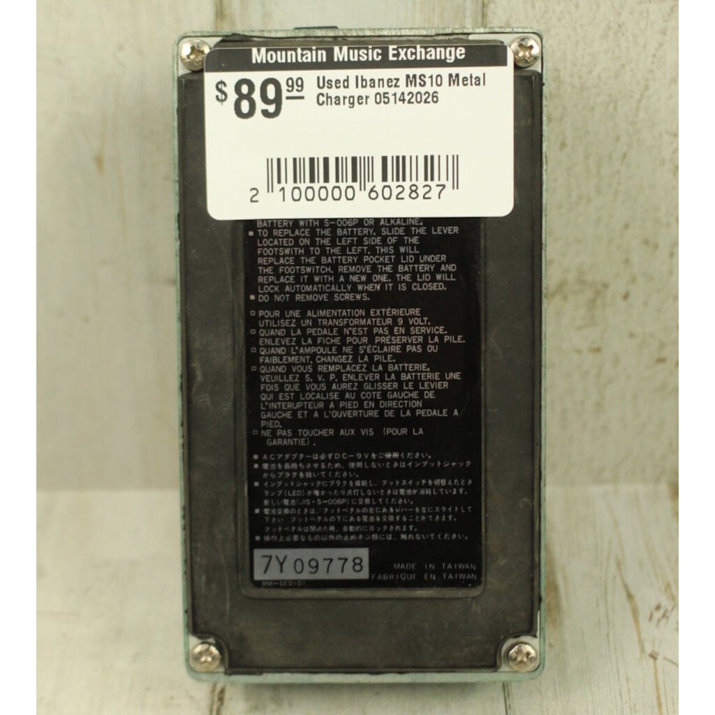 Ibanez USED Ibanez MS10 Metal Charger (020)