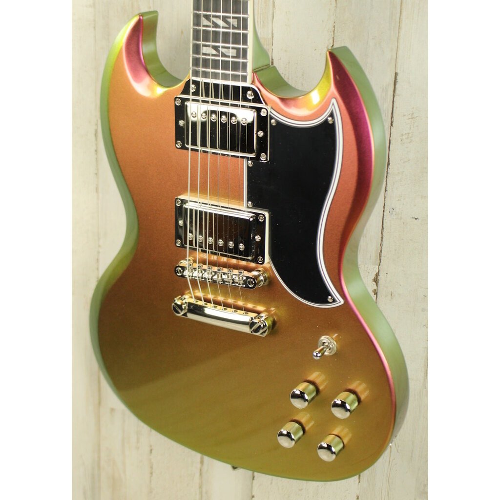 Epiphone DEMO Epiphone Inspired by Gibson Futura SG Custom - Nitro Shift (483)