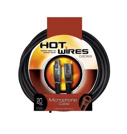 On Stage NEW On Stage Hot Wires Microphone Cable - XLR/XLR - 20'