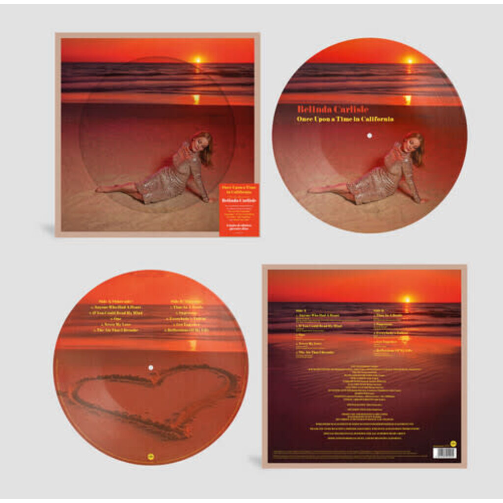 Vinyl NEW Belinda Carlisle-Once Upon A Time In California-LP Picture Disk