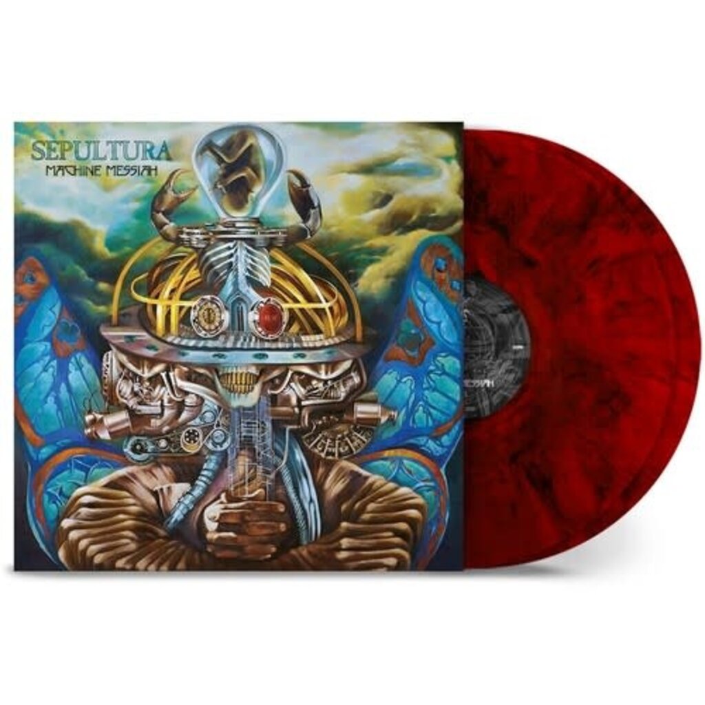 Vinyl NEW Sepultra-Machine Messiah-2xLP Red Marbled Vinyl