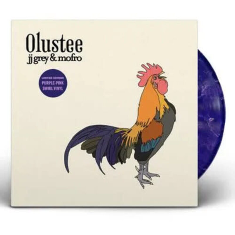 Vinyl NEW JJ Grey-Olustee-LP Purple and Pink Swirl Vinyl