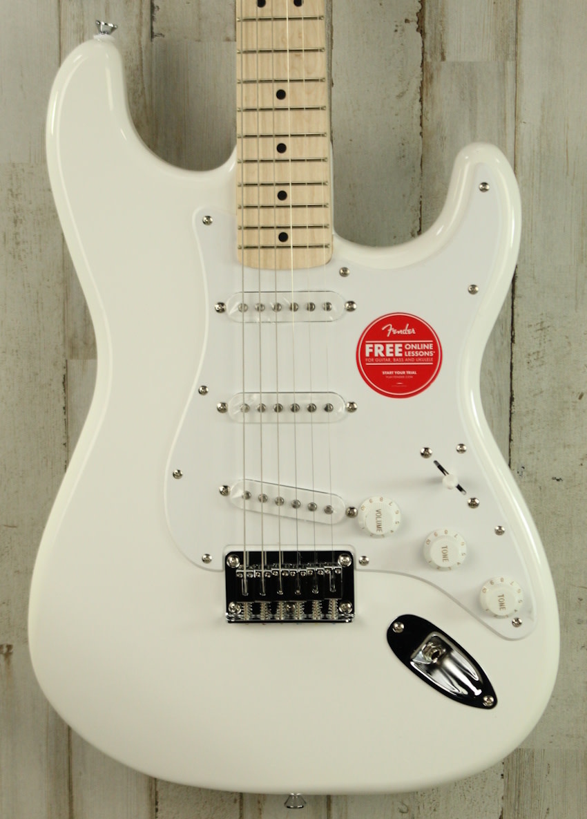 DEMO Squier Sonic Stratocaster HT - Arctic White (627) - Mountain