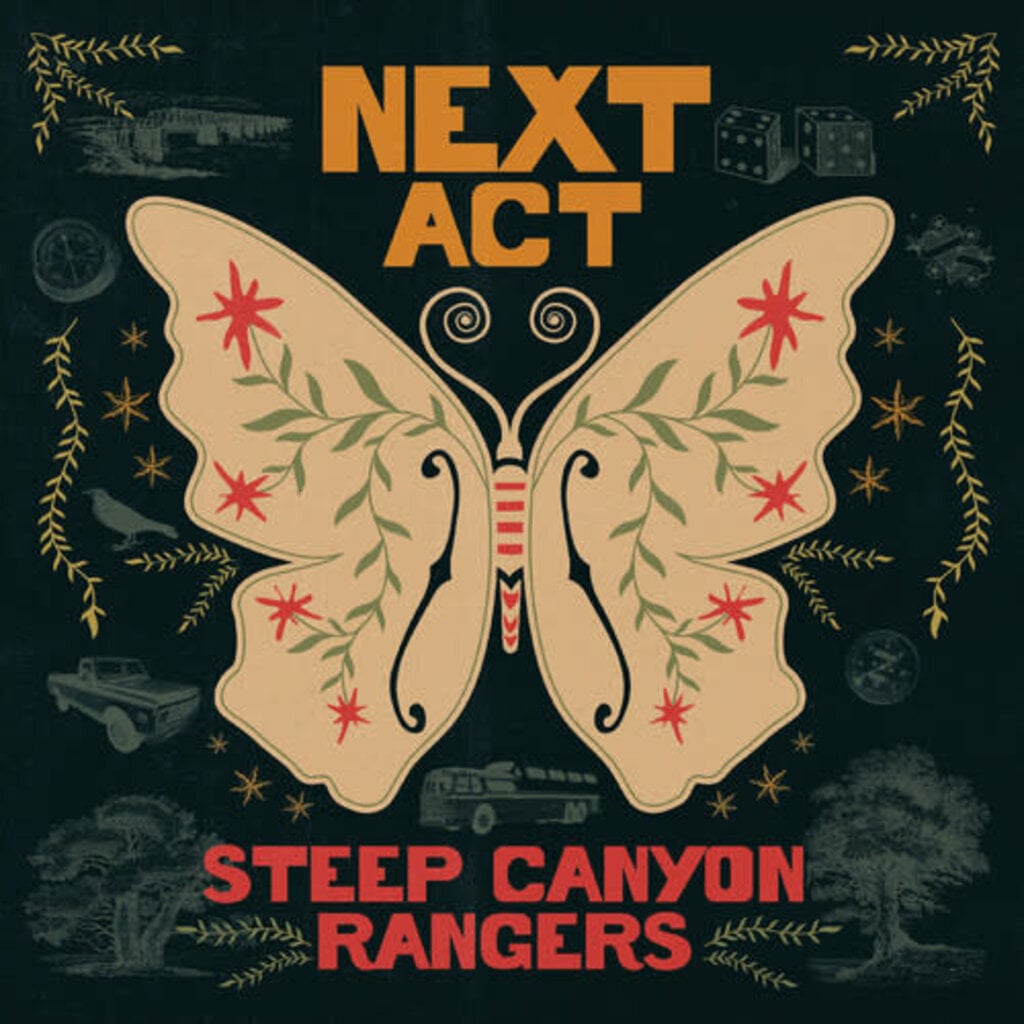 Vinyl NEW Steep Canyon Rangers-Next Act-LP Maroon Color Vinyl