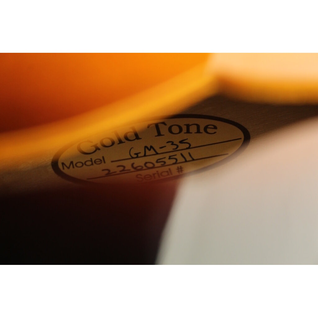 Gold Tone DEMO Gold Tone GM-35 F-Style Mandolin - Tobacco Sunburst (511)