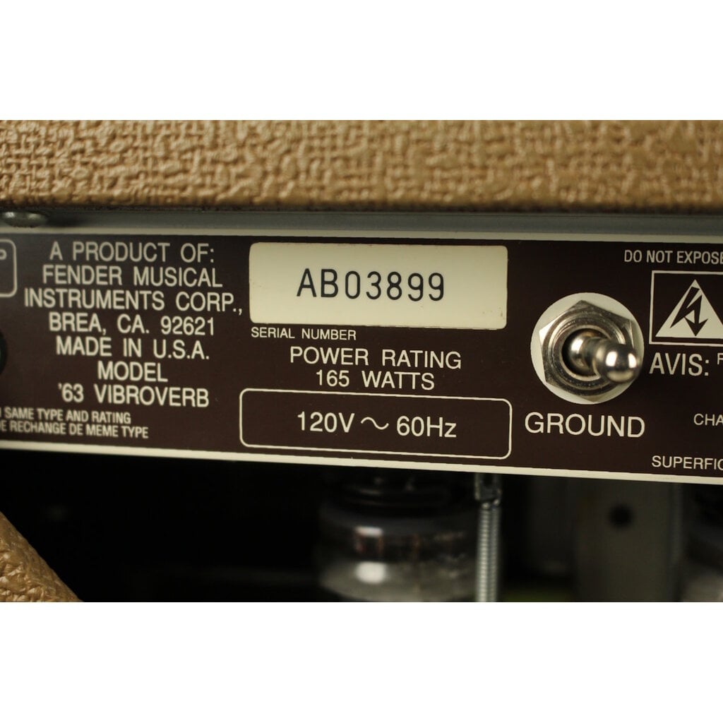 Fender USED Fender '63 Vibroverb (899)