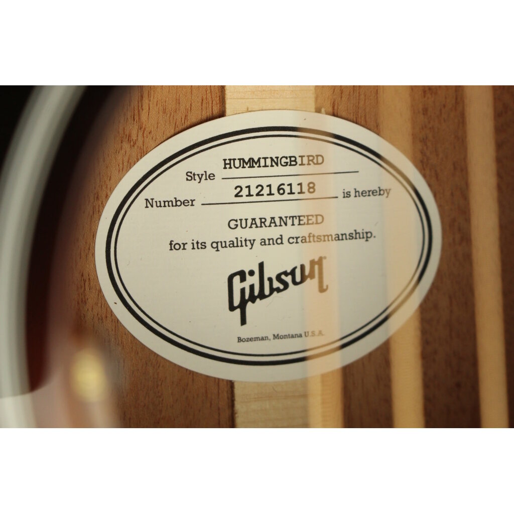 Gibson NEW Gibson Hummingbird Standard - Vintage Sunburst (118)