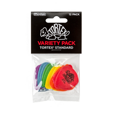 Dunlop NEW Dunlop Tortex Standard Guitar Pick Variety Pack - .50mm-1.14mm - Pack of 12