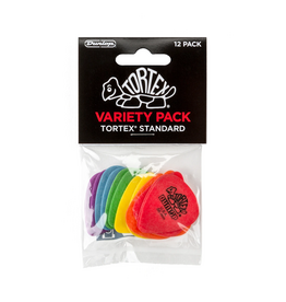 Dunlop NEW Dunlop Tortex Standard Guitar Pick Variety Pack - .50mm-1.14mm - Pack of 12