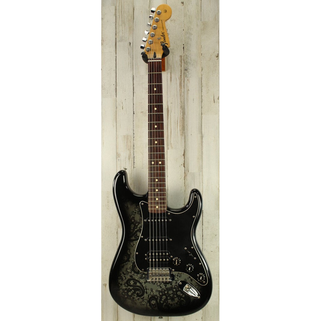 Fender USED 2012 Fender FSR Black Paisley Stratocaster HSS (670)