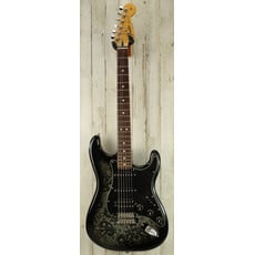 Fender USED 2012 Fender FSR Black Paisley Stratocaster HSS (670)