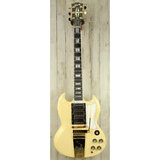 Gibson Custom DEMO Gibson Custom 1963 Les Paul SG Custom Reissue - Classic White VOS (973)