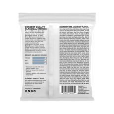 Ernie Ball NEW Ernie Ball Ernesto Palla Clear & Silver Nylon Classical Guitar Strings - Medium Tension