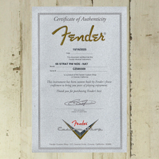 Fender DEMO Fender Custom Shop 1966 Stratocaster Hardtail NOS - Natural (569)