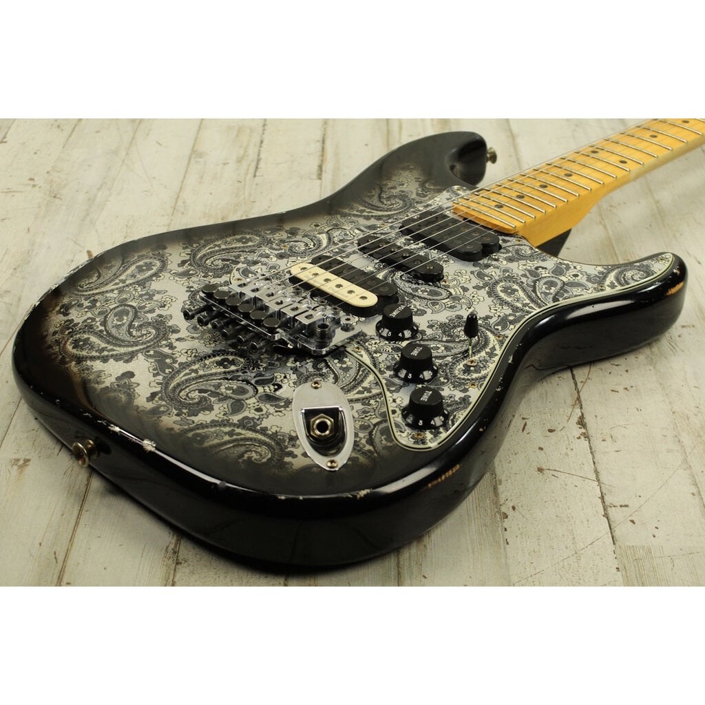 Fender USED 2023 Fender Custom Shop ZF Stratocaster Black Paisley Relic (276)