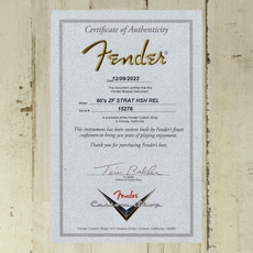 Fender USED 2023 Fender Custom Shop ZF Stratocaster Black Paisley Relic (276)