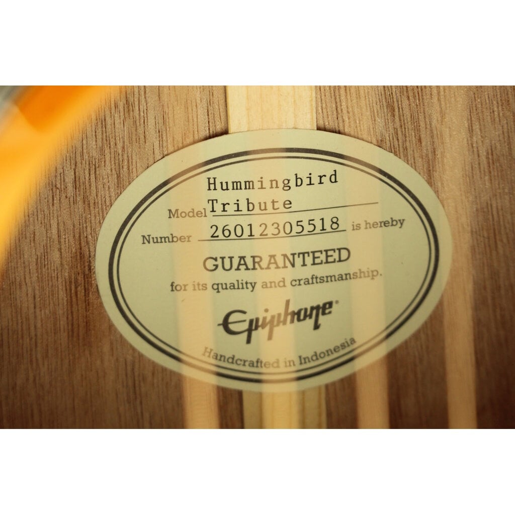 Epiphone DEMO Epiphone Hummingbird Tribute - Heritage Cherry Sunburst (518)