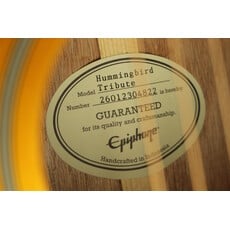 Epiphone DEMO Epiphone Hummingbird Tribute - Antique Natural (822)