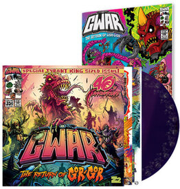Vinyl NEW GWAR-The Return of Gor Gor-LP Purple Vinyl + Comic Book