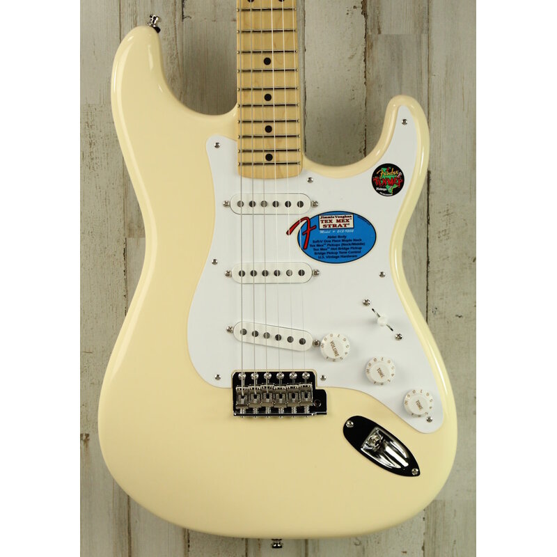 Fender DEMO Fender Jimmie Vaughan Tex-Mex Strat - Olympic White (659)