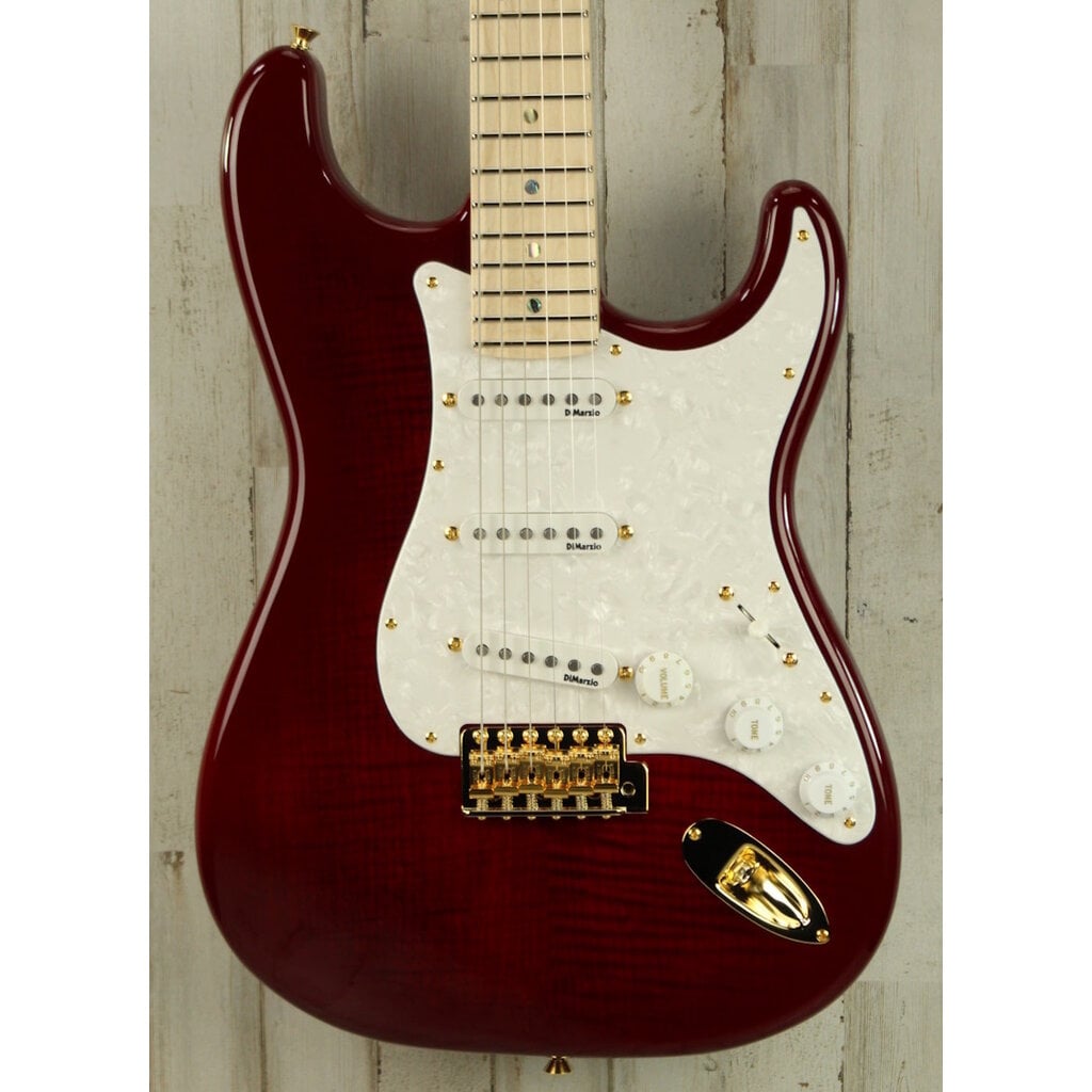Fender DEMO Fender Richie Kotzen Stratocaster - Transparent Red Burst (804)