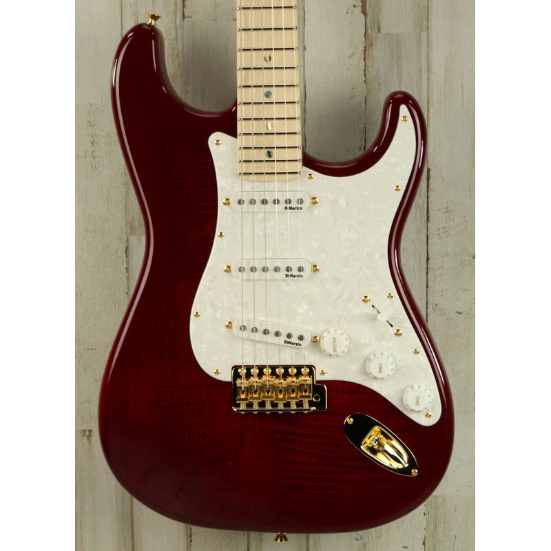 Fender DEMO Fender Richie Kotzen Stratocaster - Transparent Red Burst (804)