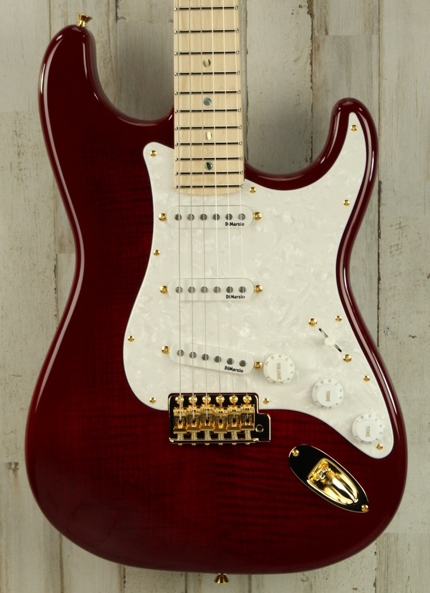DEMO Fender Richie Kotzen Stratocaster - Transparent Red Burst