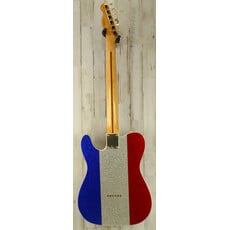 Fender DEMO Fender Buck Owens Telecaster - Red/Silver/Blue Sparkle (703)