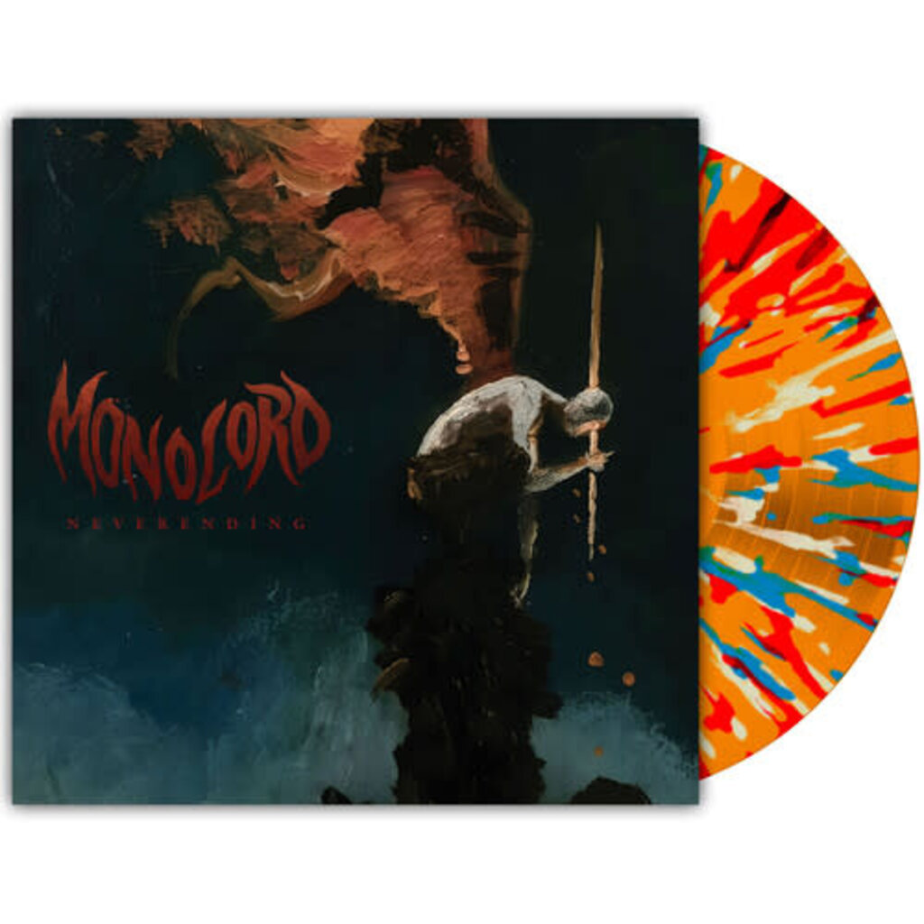 Vinyl NEW Monolord- Neverending-LP Orange Splatter Vinyl