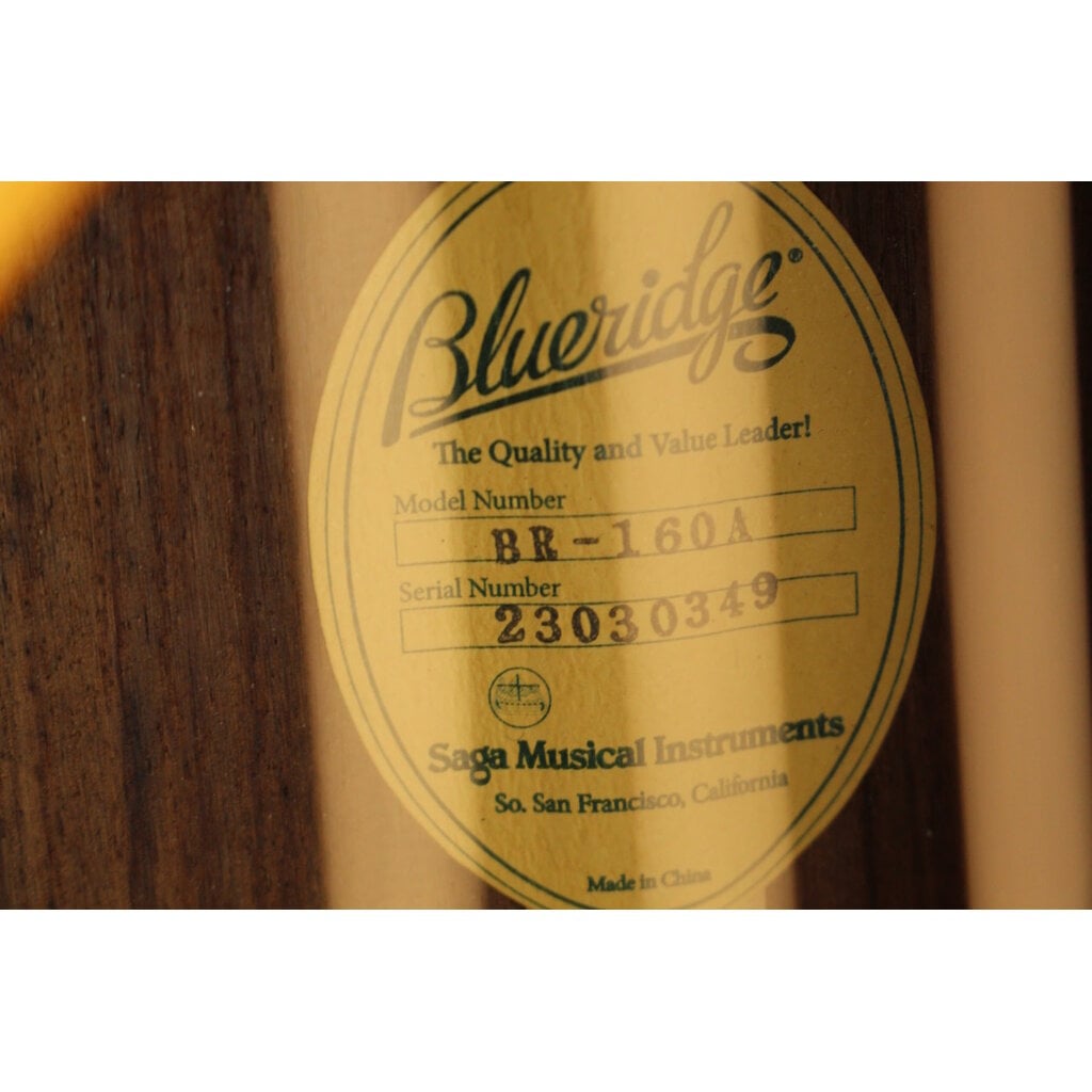 Blueridge USED Blueridge BR160A (349)