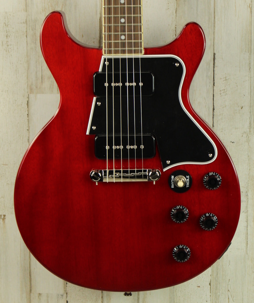 DEMO Epiphone Les Paul Special Double Cut - Cherry Red (434