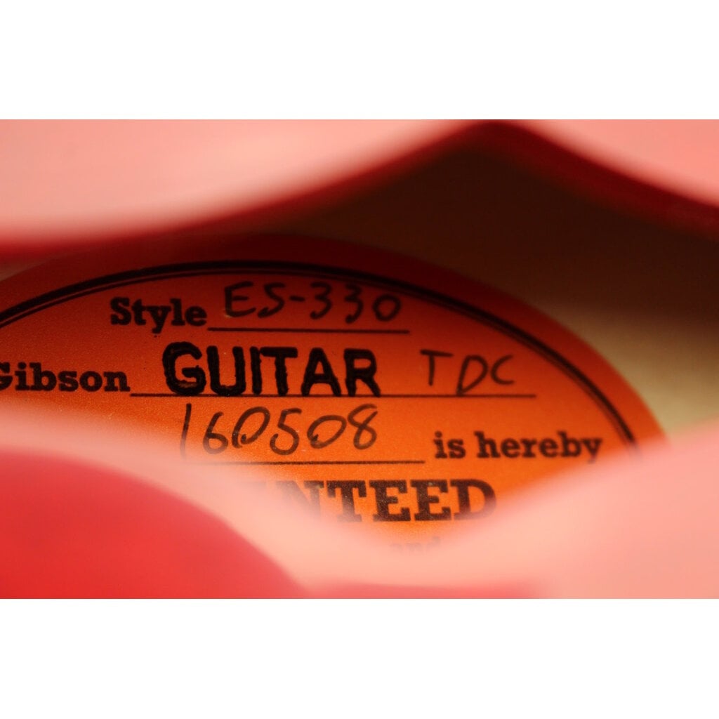 Gibson Custom DEMO Gibson Custom 1962 ES-330 Reissue - '60s Cherry VOS (508)