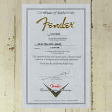 Fender DEMO Fender Custom Shop 1961 Telecaster DLX Closet Classic - Super Aged Natural (196)