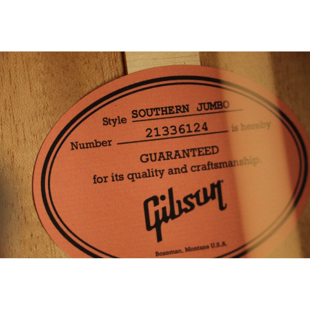 Gibson NEW Gibson Southern Jumbo Original - Vintage Sunburst (124)