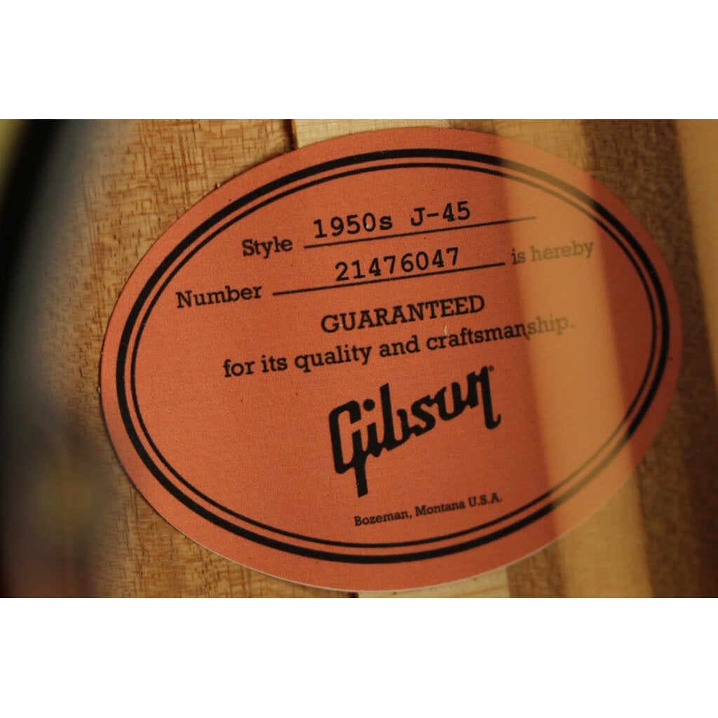 Gibson NEW Gibson '50s J-45 Original - Vintage Sunburst (047)