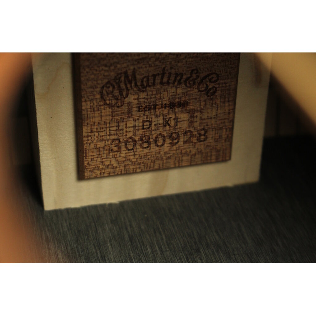 Martin DEMO Martin D-X1E - Figured Mahogany (928)