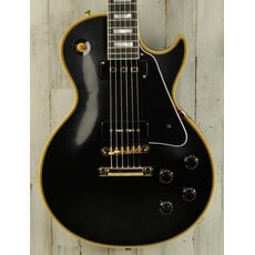 Gibson Custom DEMO Gibson Custom 1954 Les Paul Custom Staple Pickup Reissue - Ebony VOS (181)