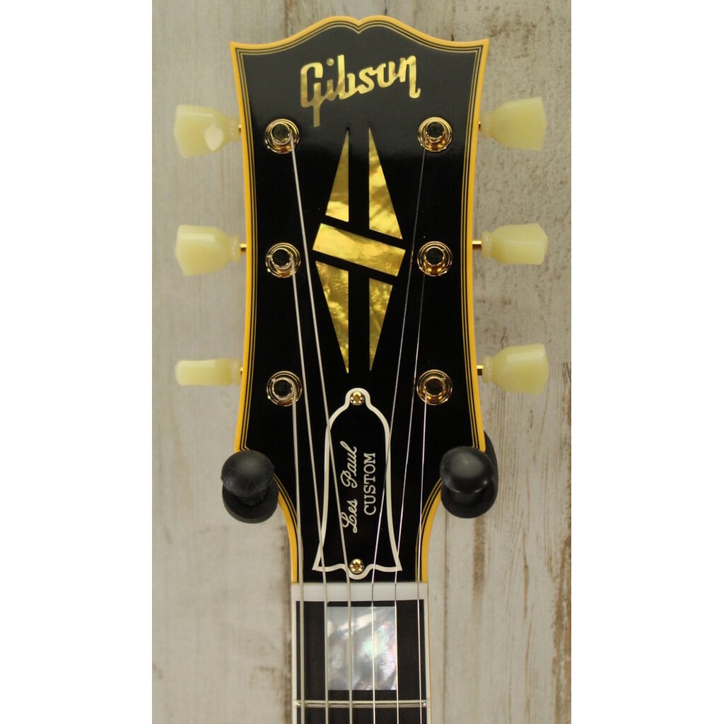 Gibson Custom DEMO Gibson Custom 1954 Les Paul Custom Staple Pickup Reissue - Ebony VOS (181)
