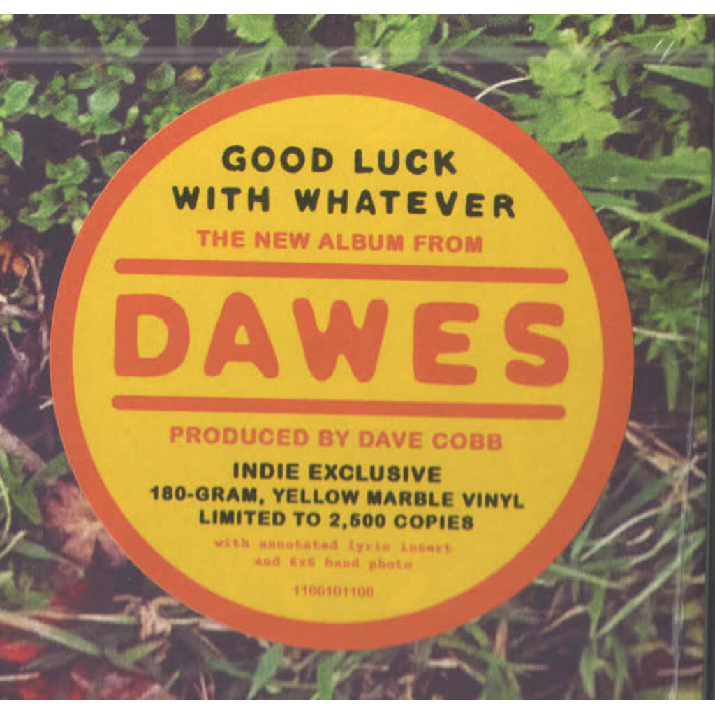 Vinyl NEW  Dawes – Good Luck With Whatever-LP, Album, Yellow Marble