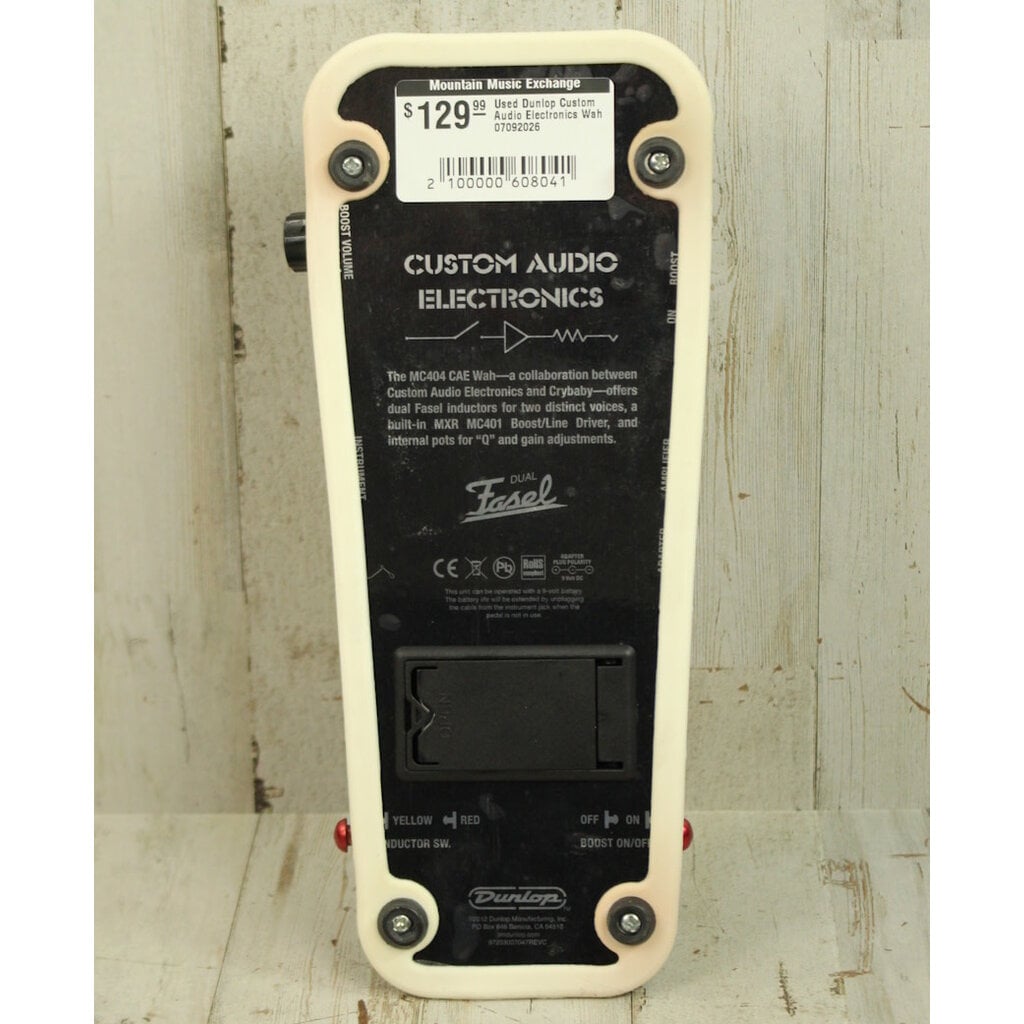 Dunlop USED Dunlop Custom Audio Electronics Wah (010)