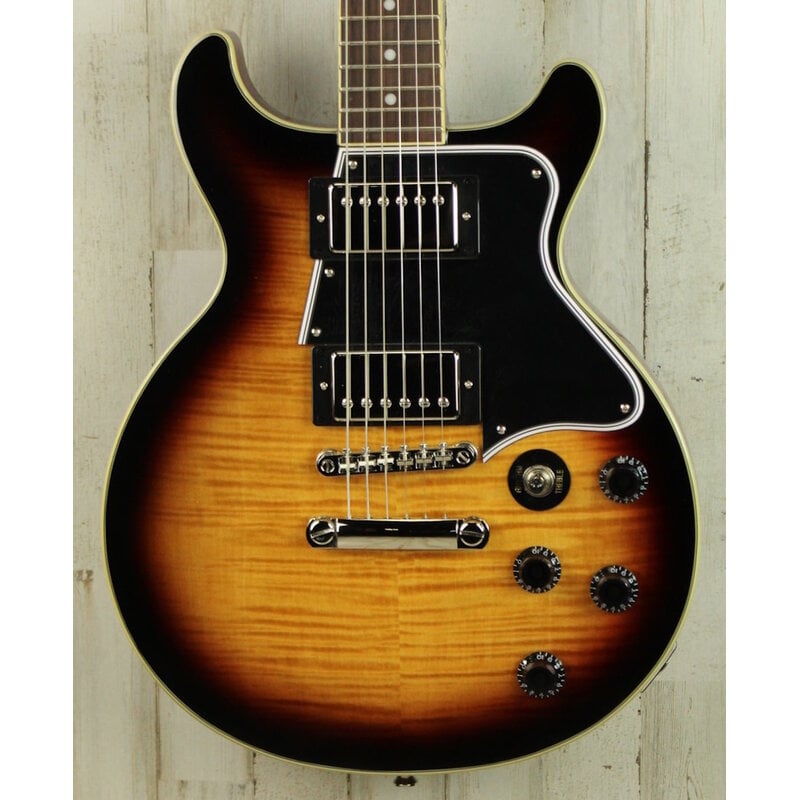 Epiphone DEMO Epiphone Les Paul Special Double Cut Figured - Bourbon Burst (582)