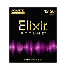 Elixir NEW Elixir Attune Acoustic Guitar Strings - Phosphor Bronze - Medium - .013-.056