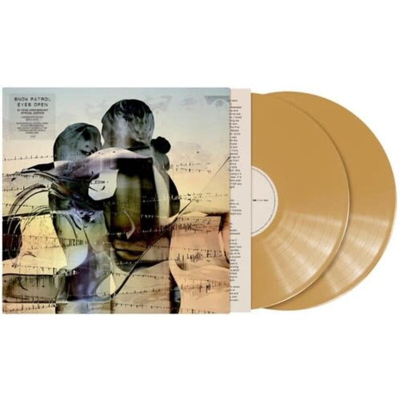 Vinyl NEW Snow Patrol-Eyes Open (20 Year Anniversary)-2xLP Gold Vinyl