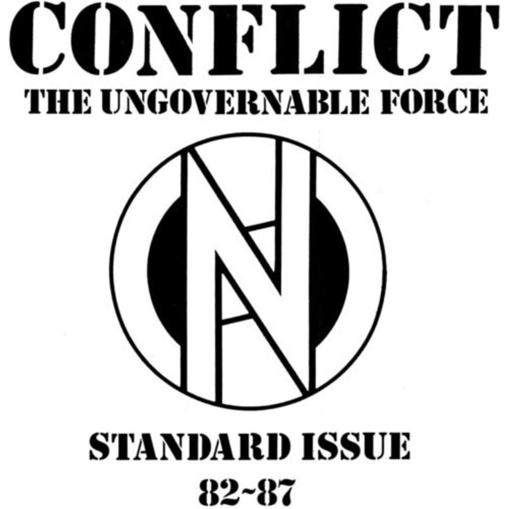 Vinyl NEW Conflict-Standard Issue 82-87 - LP Black & White Splatter Vinyl