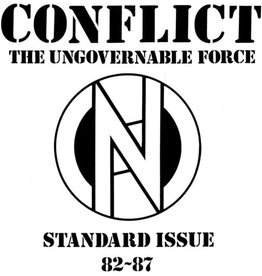 Vinyl NEW Conflict-Standard Issue 82-87 - LP Black & White Splatter Vinyl