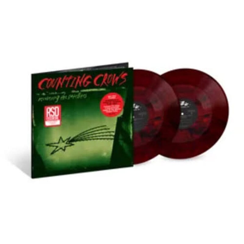 Vinyl NEW Counting Crows- Recovering The Satellites-2xLP Lava Red Vinyl