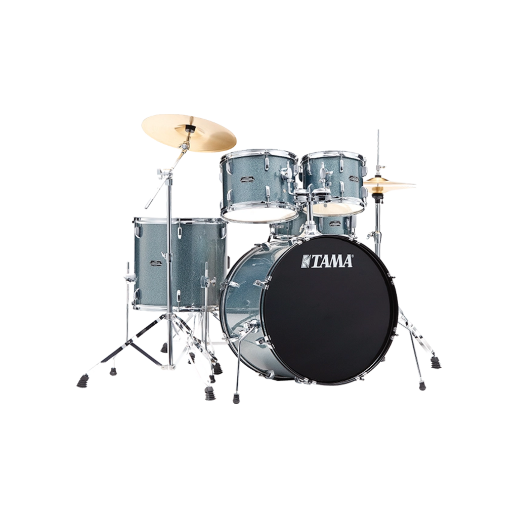 Tama NEW Tama Stagestar 5 Piece Complete Drum Set - Sea Blue Mist