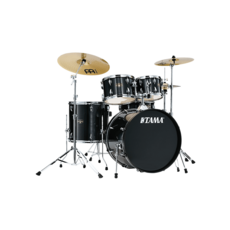 Tama NEW Tama Imperialstar 5 Piece Complete Drum Set - Hairline Black